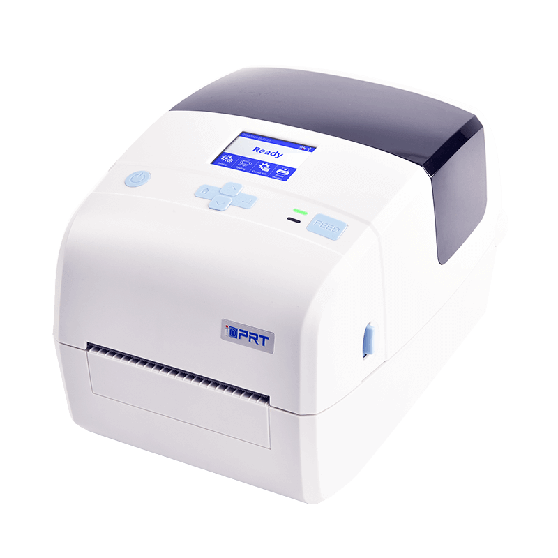iD4P 4英寸彩色液晶显示器热敏条形码贴纸打印机[203/300dpi]